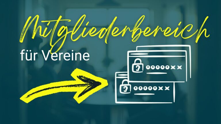 Mitgliederbereich für Vereine