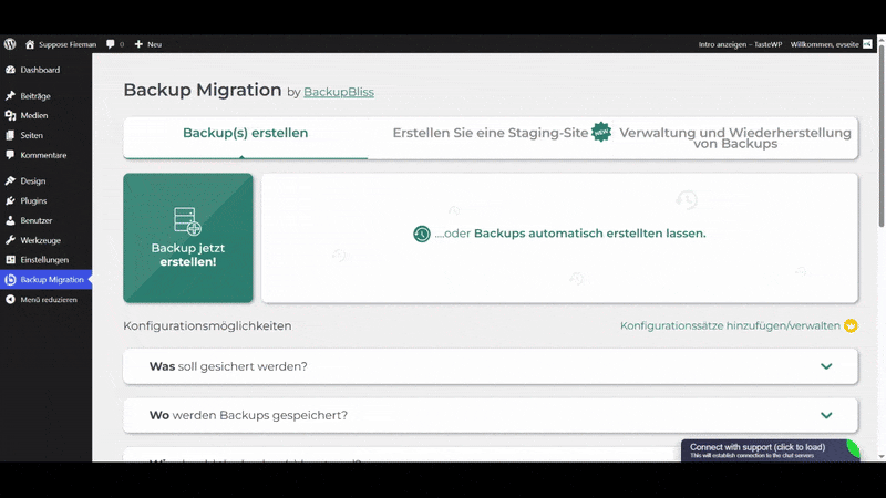 Superschnelle Migration starten
