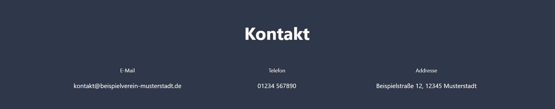Kontakt Block